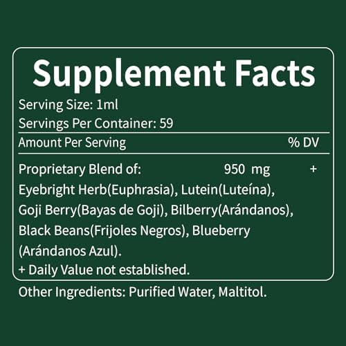 Verdeherb sight care liquid extract bottle on white background