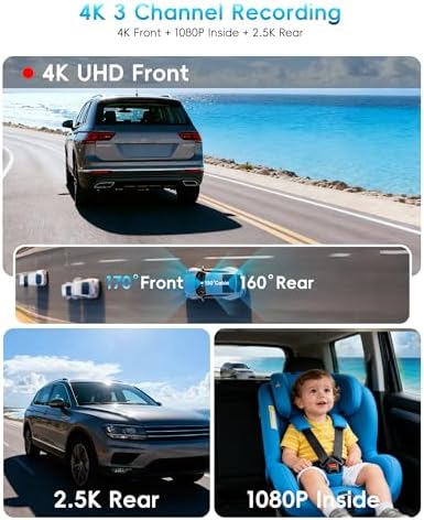 Gloryes rear view mirror camera 12 inch touch screen