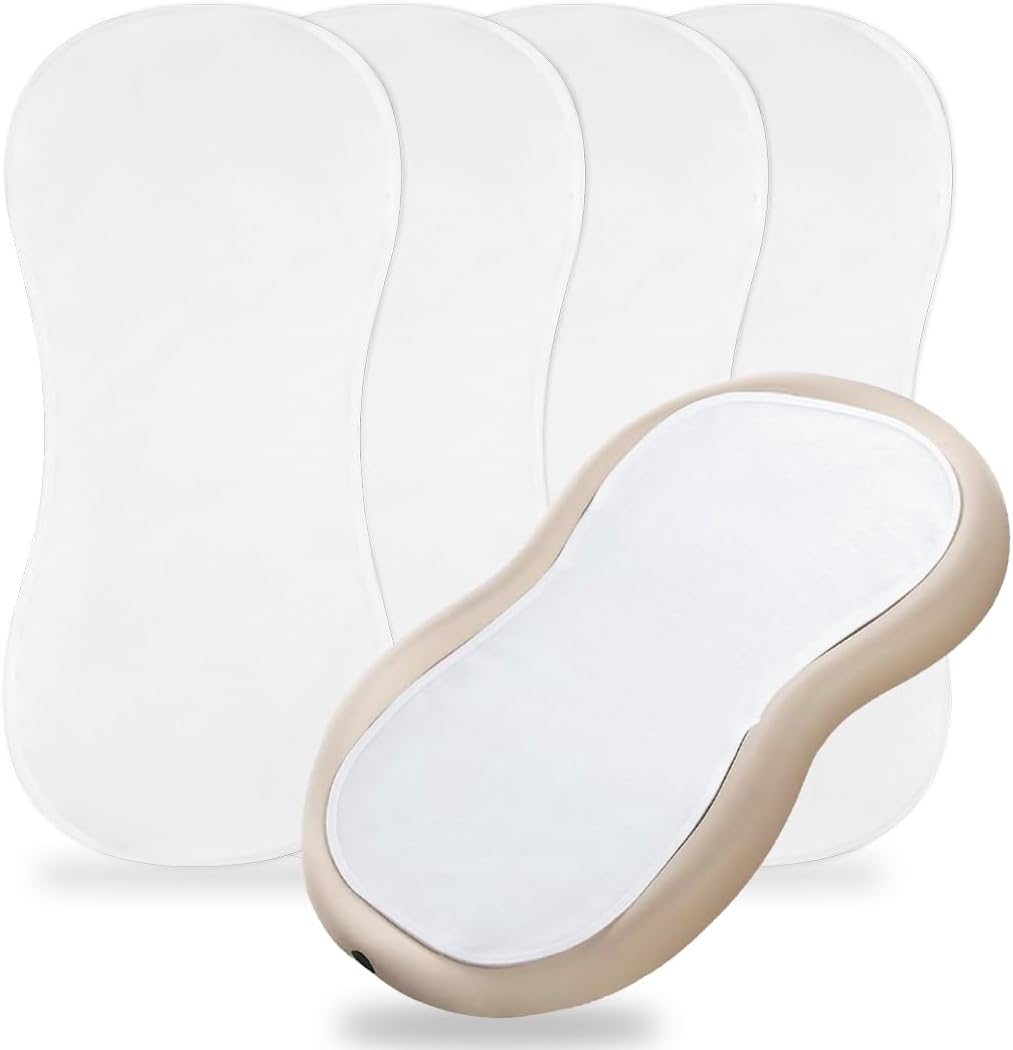 Ndahjahd 4-Pack Waterproof Changing Pad Liners front view