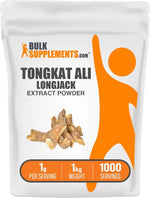 BulkSupplements 100 grams dietary supplement stand up pouch for men and women stamina support.