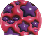 Arena HD unisex silicone swim cap front view