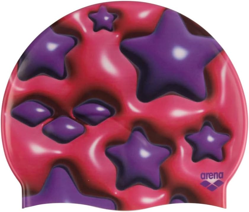 Arena HD unisex silicone swim cap front view