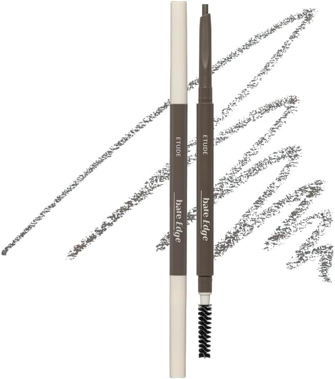 ETUDE Bare Edge Brow Pencil, Eyebrow Pencil, Slim 3D Hexagon, Natural Looking, Korean Makeup, Beauty, Natural Brown (0.003 Ounce) - Image 10