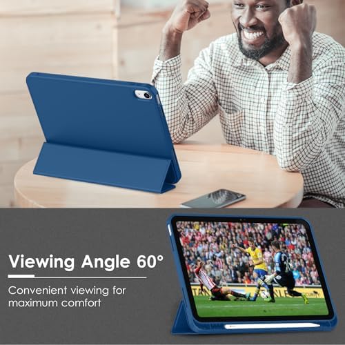 ToaPoia magnetic tablet case demonstrating the auto sleep wake function