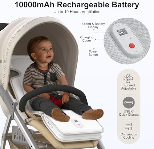 Amacool stroller liner fitted securely in a car seat
