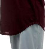 Sleeve cuff detailing on JC DISTRO plain micro polyester athletic jersey