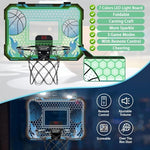 Child playing with Vrogtik indoor basketball hoop