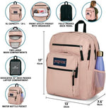 JanSport daily commuter bag front utility pocket with organizer