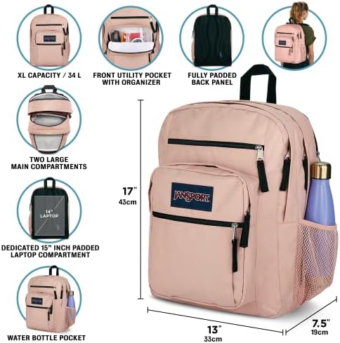 JanSport daily commuter bag front utility pocket with organizer