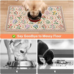 Ideasonna dog bowl mat quick dry surface detail