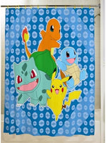 Packaging view of the authentic Franco Pokemon thirteen piece bathroom decor set showing official merchandise licensing.