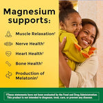 Nature Made Magnesium Citrate 200 mg supplement facts and ingredients label