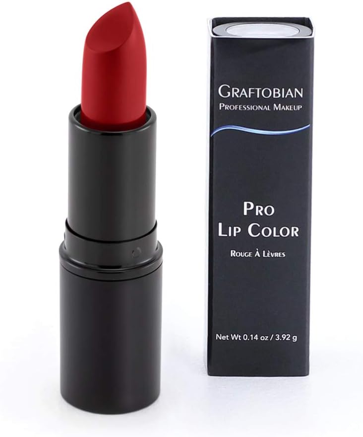 Graftobian Professional Color Lipstick - Ultra Long-Wearing, Comfortable Texture, Full Range of HD Shades, For All Skin Tones and Undertones, Velvety Smooth Semi-Matte Finish, Soft Cherry - Image 10