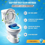 Active blue gel toilet cleaning tablets in 12 pack