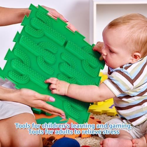 Interlocking mechanism of Edusense sensory floor tiles