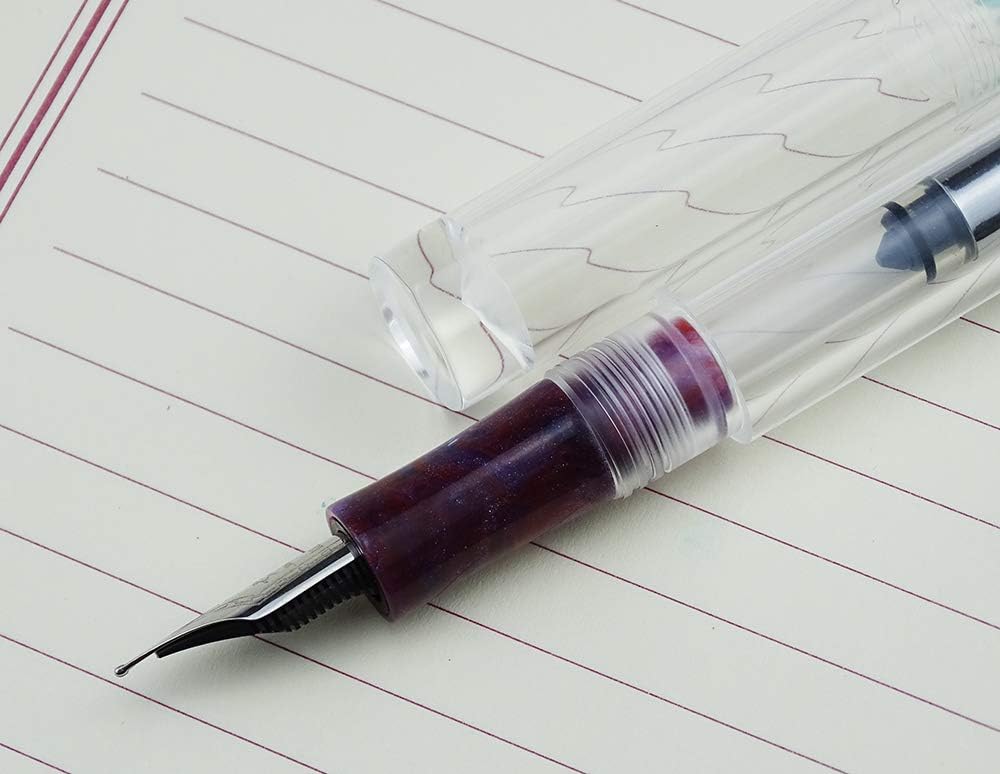 Lanxivi Majohn C1 pen with ink converter and dropper accessories