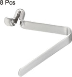 Steel hollow button locking tube single pin close up