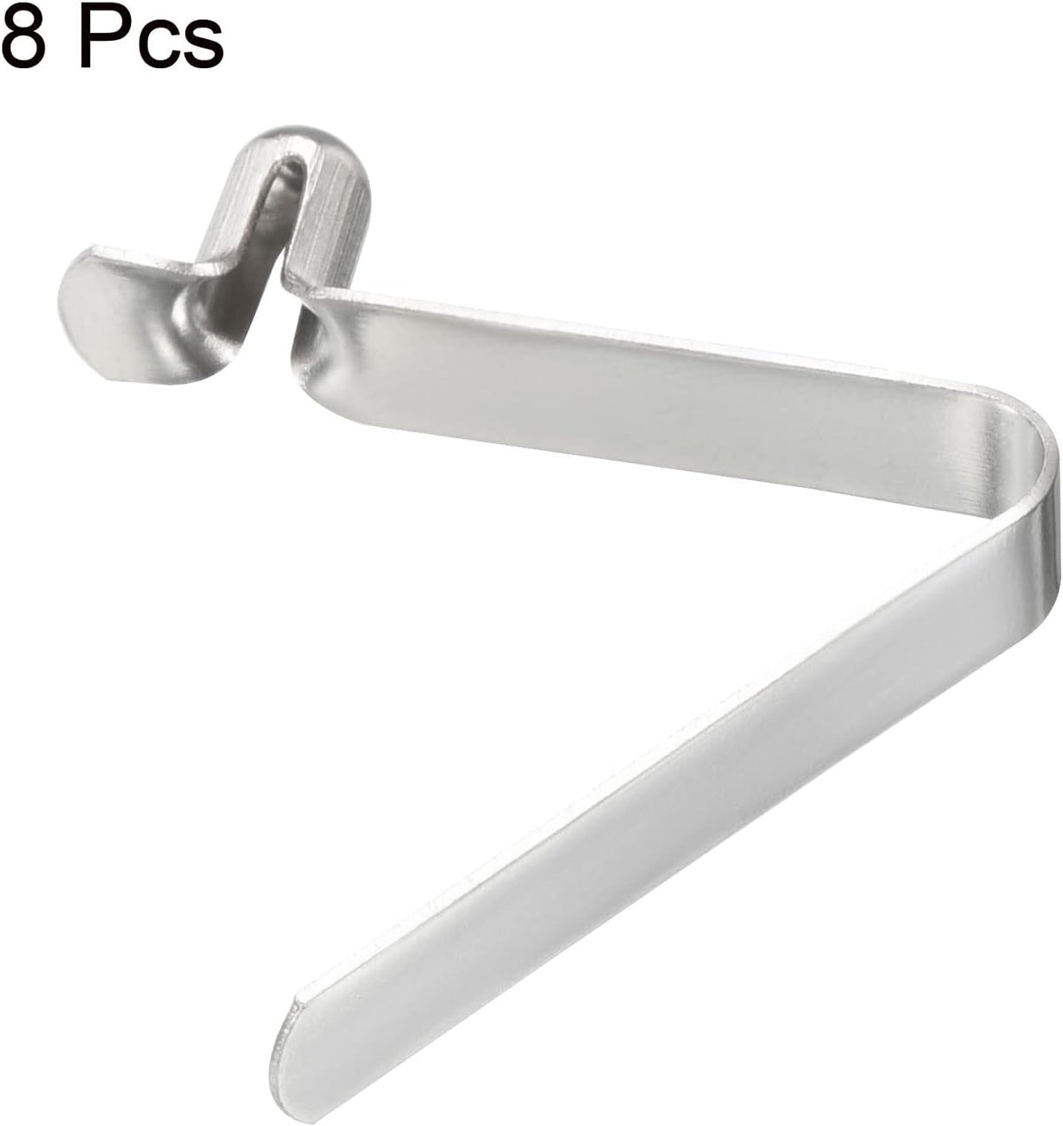 Steel hollow button locking tube single pin close up