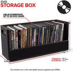 Stock Your Home movie shelf organizer stacked configuration for space saving storage