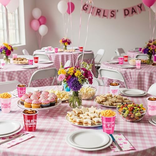 Vesici disposable beverage cups for girls party decor
