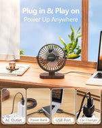SWEETFULL USB table fan packaged box showing authentic product labels