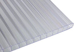Falken Design clear multiwall sheet front view clear polycarbonate panel