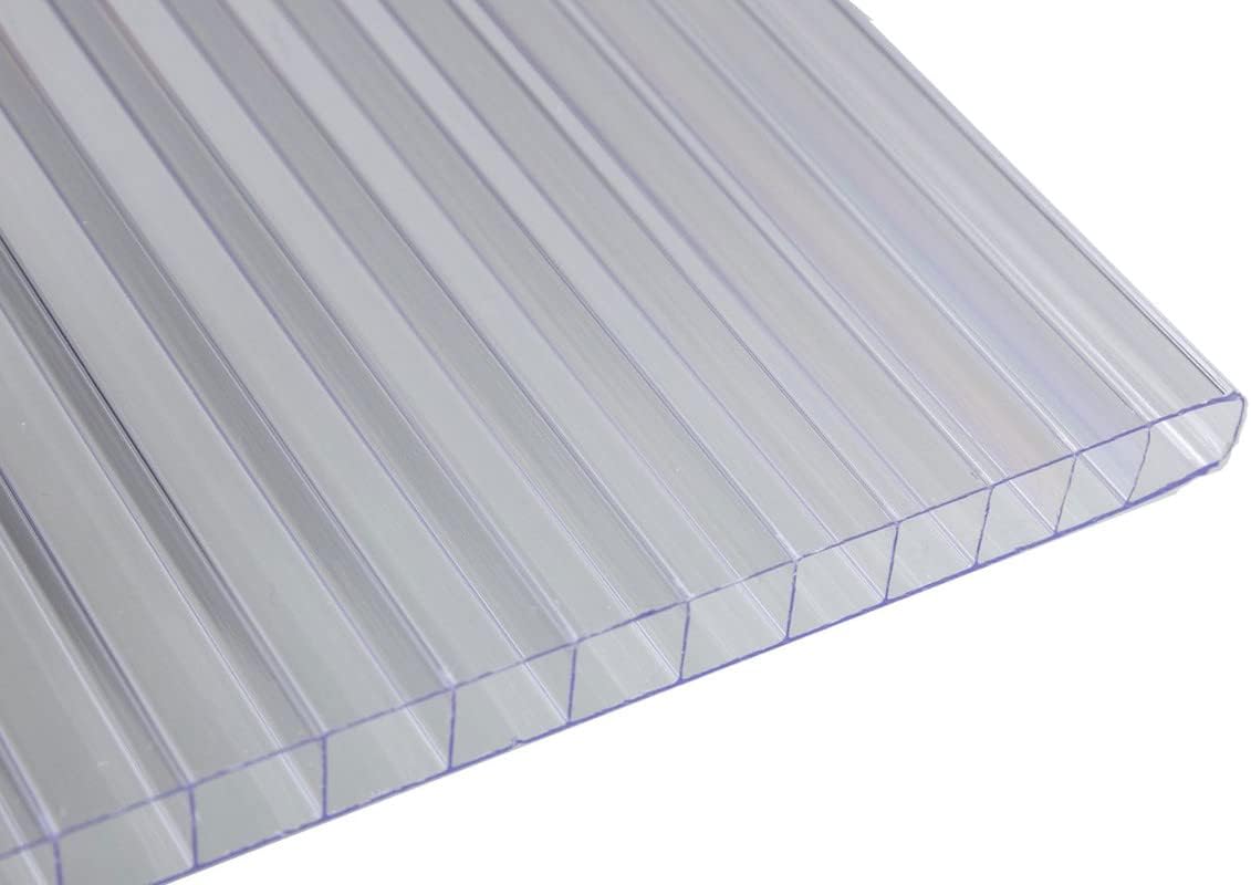 Falken Design clear multiwall sheet front view clear polycarbonate panel