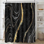 Nkzply four piece luxury bathroom accessories kit including non slip flannel bath rugs.