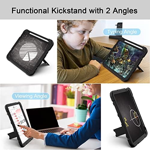 Azzsy hybrid tablet cover with built in Apple Pencil holder slot detail