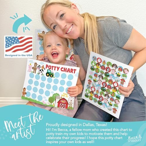 Close up of the four by five grid on the toddler toilet success tracking sheet.