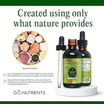 Go Nutrients alcohol free iodine drops for metabolism and energy