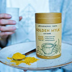 Harmonic Arts Golden Mylk Elixir Organic Ingredients and Superfoods