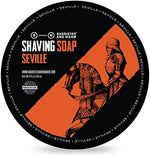 Barrister and Mann Seville luxury shaving soap packaging