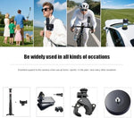 Husiway camera mount bundle featuring the adjustable chest strap and head mount for action cameras