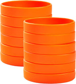Wholesale 6pcs/pack Rubber Bracelets Silicone Wristbands for Men,Women&Teens for Party Favors,Events,Sports,Classroom Funny,Training and Office-Yellow 8" - Image 12