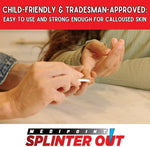 Medipoint first aid tool for wood and metal splinter removal