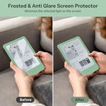 Comparison of screen clarity with CoBak matte protector