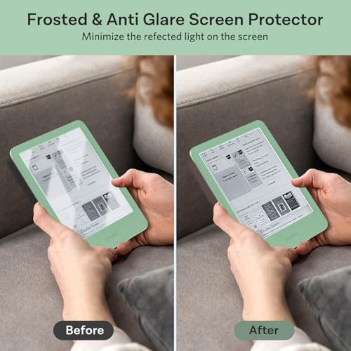 Comparison of screen clarity with CoBak matte protector