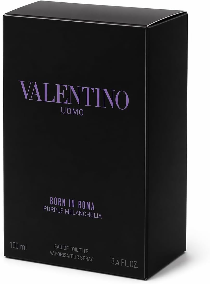 Valentino Born in Roma Uomo Purple Melancholia Eau de Toilette 3.4 fl. oz - Image 1