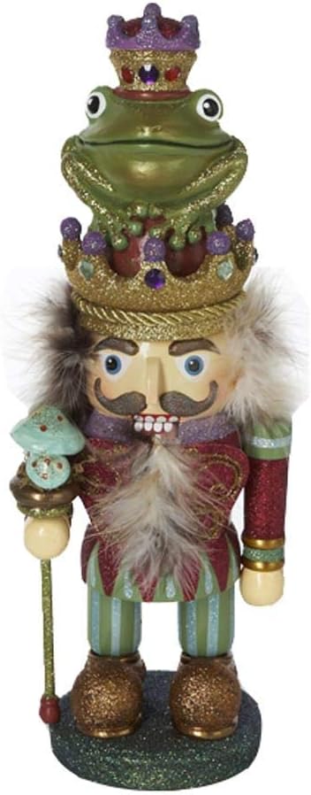 Kurt S. Adler Hollywood Frog Prince Nutcracker front view figurine