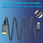 Twozoh 1FT dual pack adapter cable showing compatibility for action cameras.