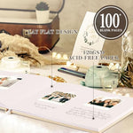 Interior view of Lanpn guest book with 108 blank pages