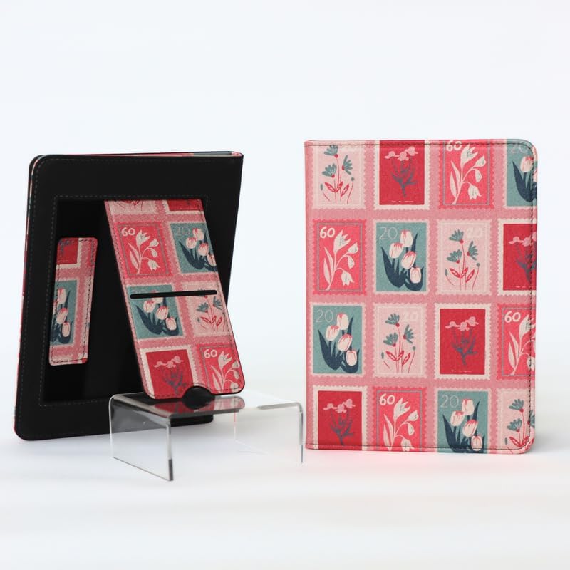 Lash Next Door Send Me A Postcard Kindle case front view with floral stamp design