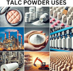 Close up of authentic Mganna talc powder label