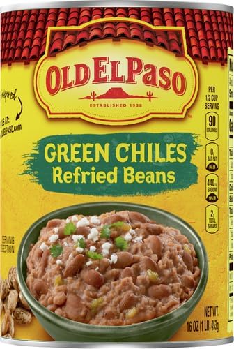 Old El Paso Green Chiles Refried Beans, 453g - Image 5
