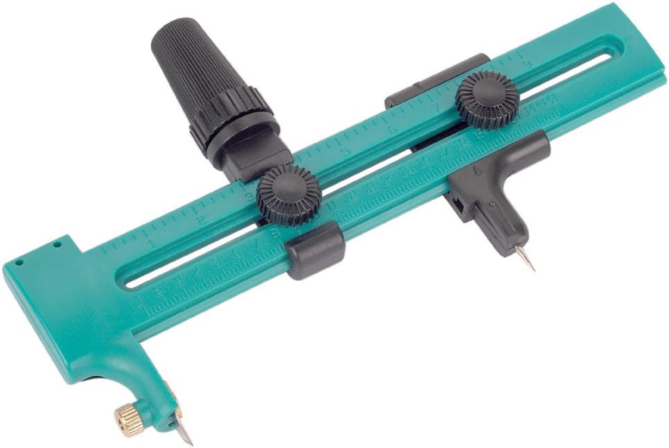 Wolfcraft 4151000 230mm Circle Cutter for Paper/Foils/Leather with 2 Replacement Blades - Image 1