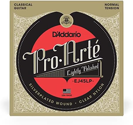 Back of the D'Addario EJ45LP string pack highlighting the computer controlled laser sorting technology description.