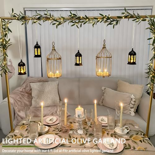 Full packaging view of the seven pieces premium imported holiday home accent lighting kit highlighting the lush leaf density.