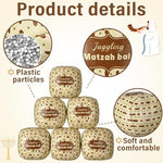 Twelve pack of Pesach holiday themed bean bag style juggling toys
