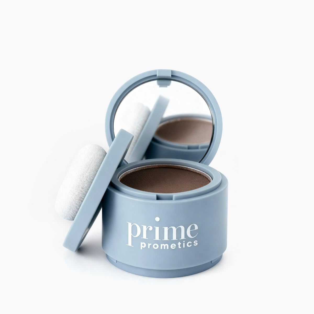 Prime Prometics Instant Coverage Hairline Powder Brunette front view compact